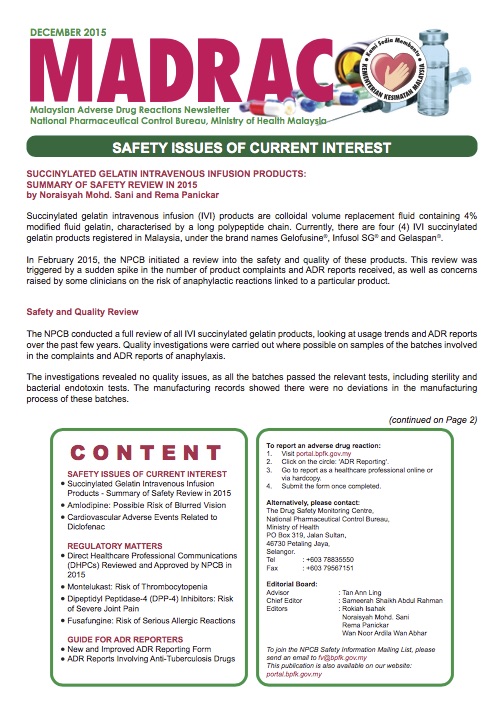 Bulletin MADRAC Dec 2015